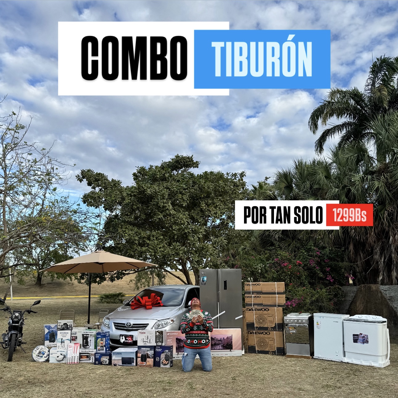 Premio principal: Carro y regalos